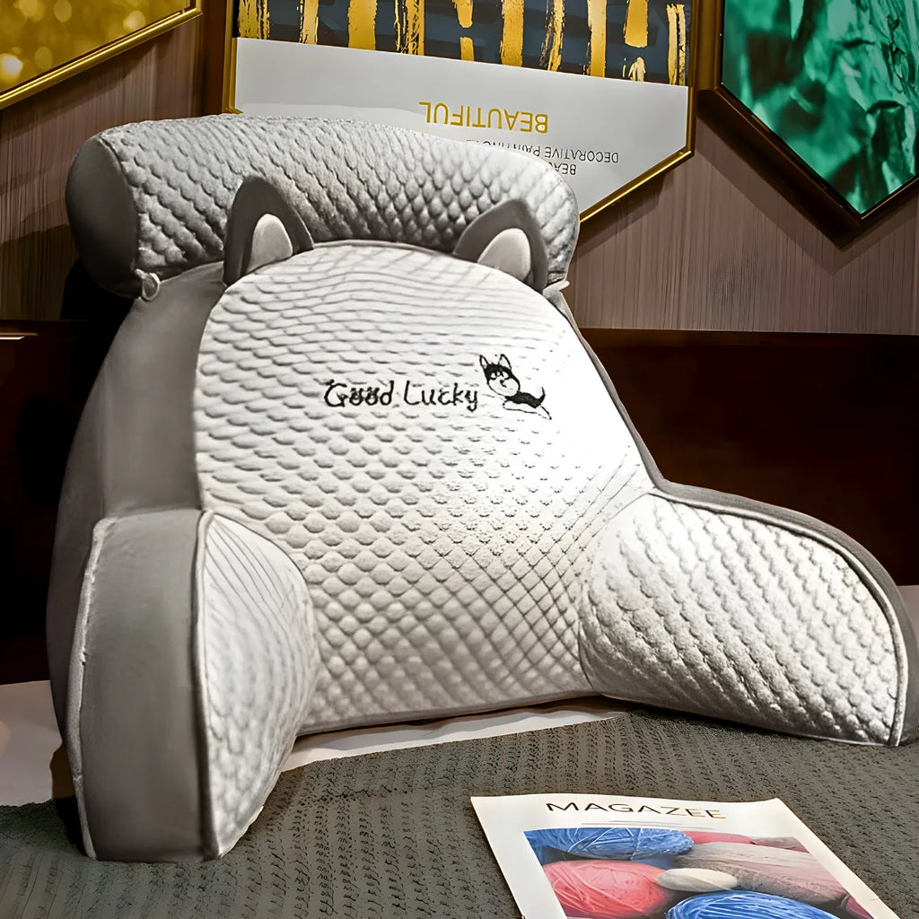 Travesseiro Multifuncional de Descanso e Apoio - CINZA