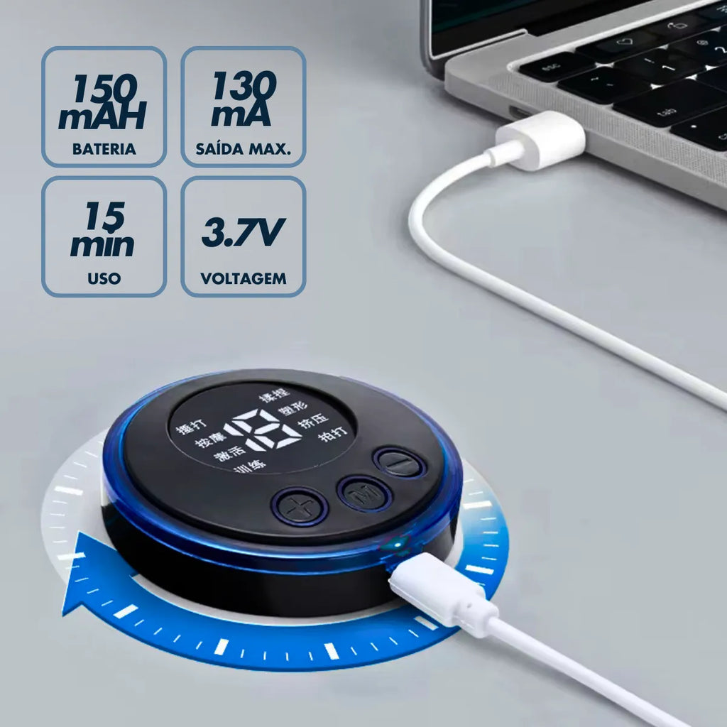 Massageador Para Pés Pernas Ems Magnético Relaxante Pro.