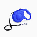 Coleira retrátil para cachorro.