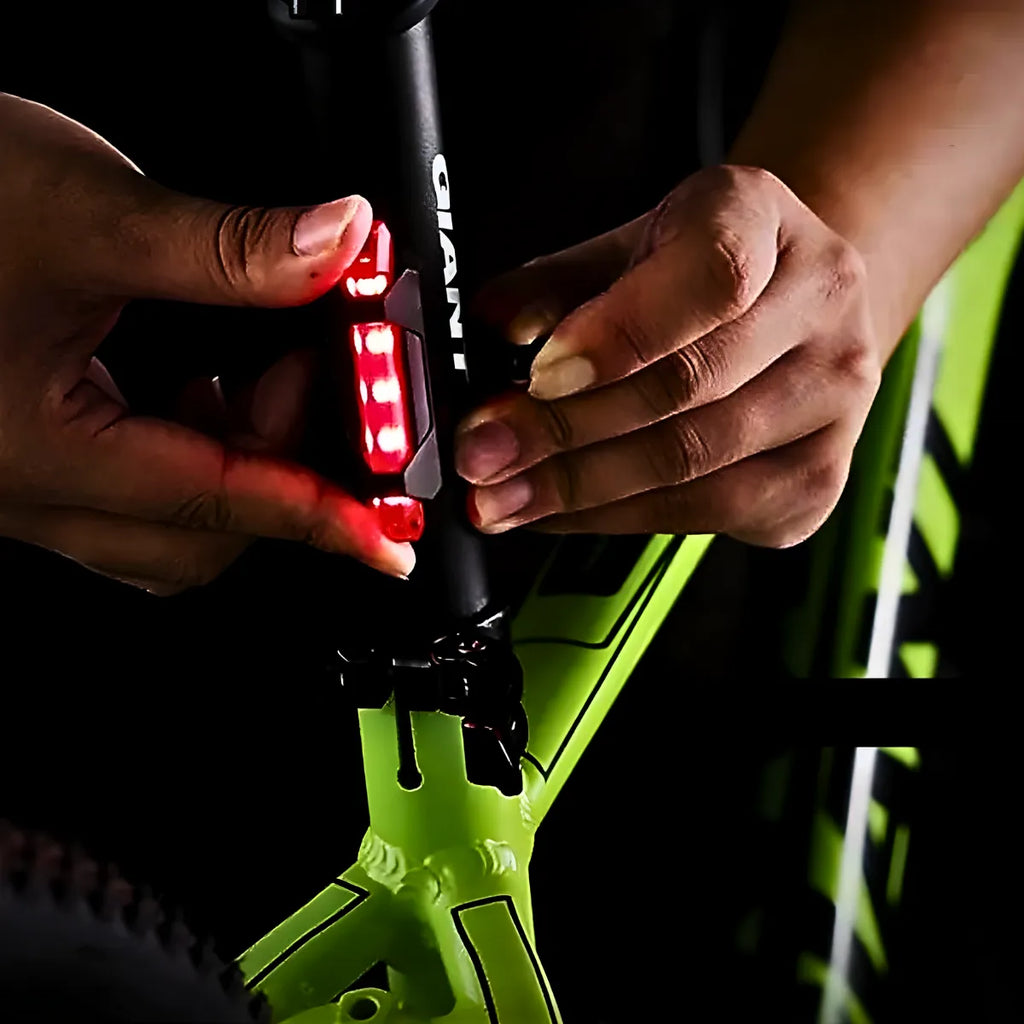 Kit Bike Farol Frontal + Traseiro Ultra Led Usb Recarregável