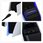 Base de Carregamento para 2 Controles de Game PS5.