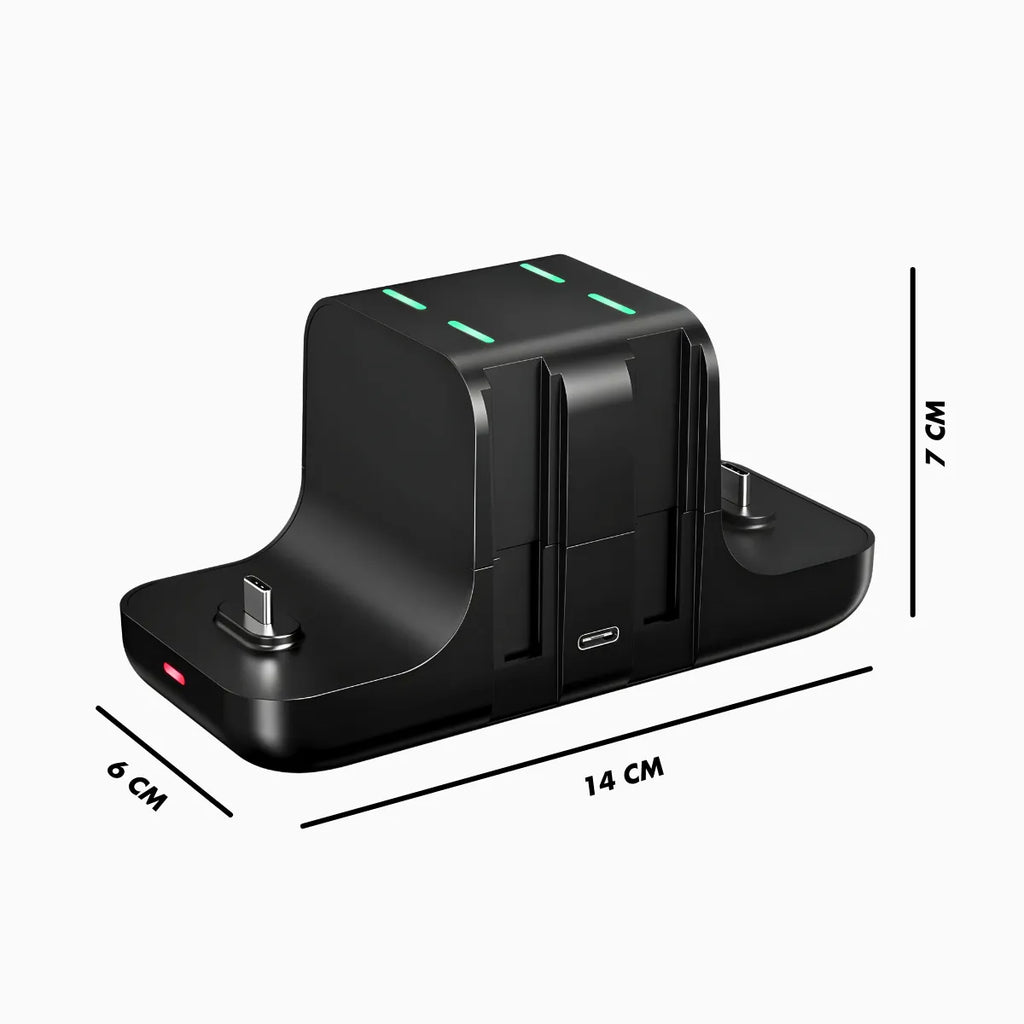 Base de Carregamento 6 em 1 para Nintendo Switch.