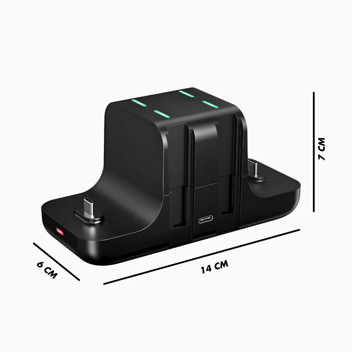 Base de Carregamento 6 em 1 para Nintendo Switch.