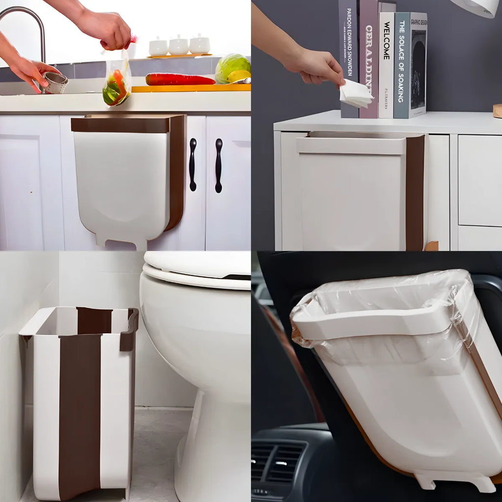 Lixeira Retrátil dobrável.