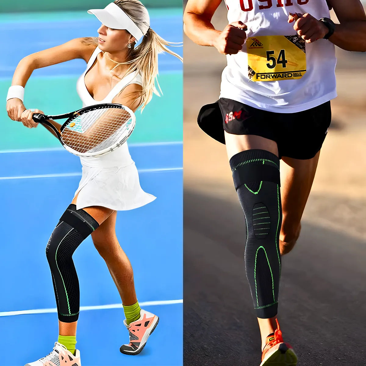 Joelheira Ortopédica de Compressão Meia Alívio Das Dores.