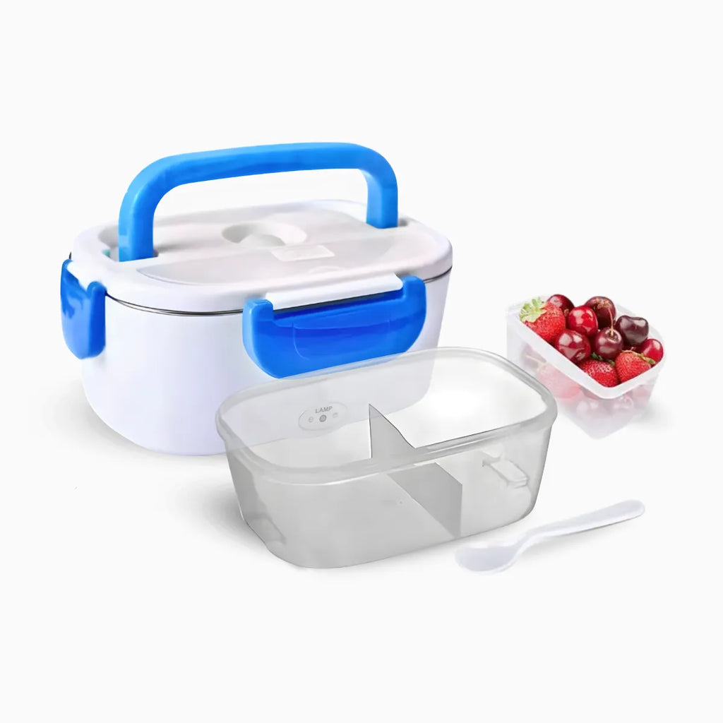 Marmita Elétrica Portátil Bivolt - AZUL.