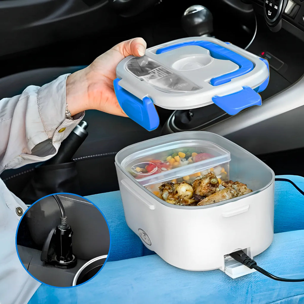 Marmita Elétrica Portátil Bivolt - AZUL.