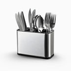 Dispenser Porta Talher Inox 4 Divisórias.