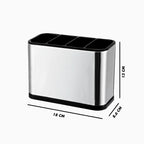 Dispenser Porta Talher Inox 4 Divisórias.