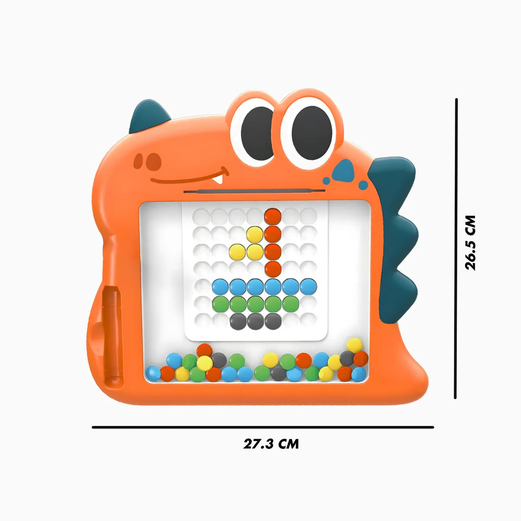 Quadro Dino de Desenho Magnético.