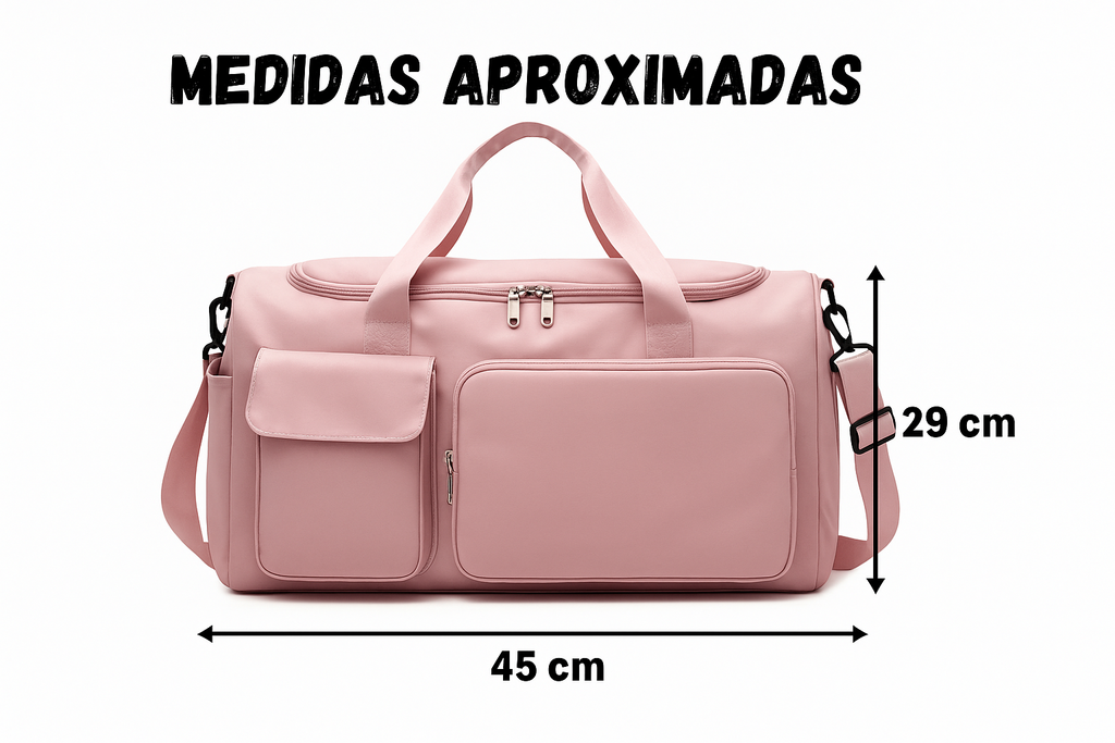 Bolsa de academia - ROSA