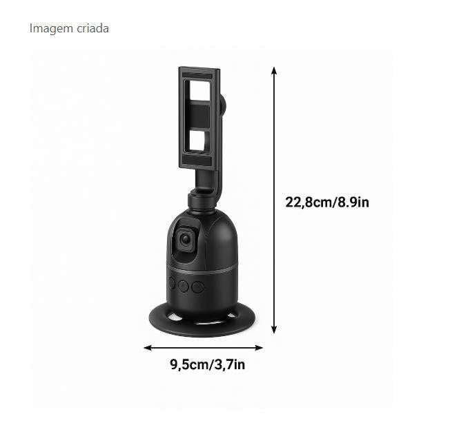 Gimbal Suporte Celular Rastreador Estabilizador Facial 360