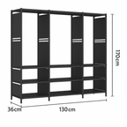 Guarda-Roupa Organizador com 3 Colunas.