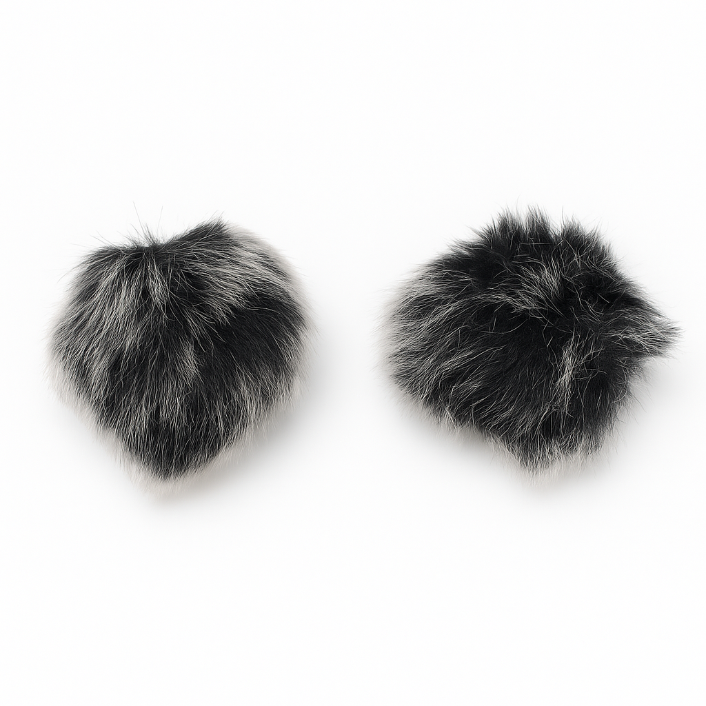 Microfone de Lapela Sem Fio com Abafadores.