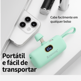 Carregador portátil 5000mAh - VERDE