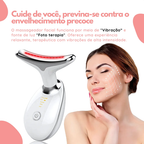 Massageador Facial Eletrico Pescoço Led Lift Fototerapia.