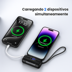 Carregador portátil 5000mAh - PRETO.
