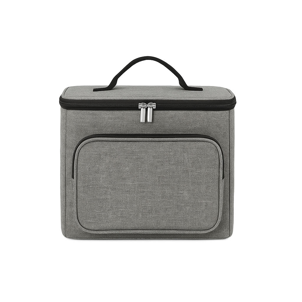 Bolsa Térmica Média Portátil Cinza