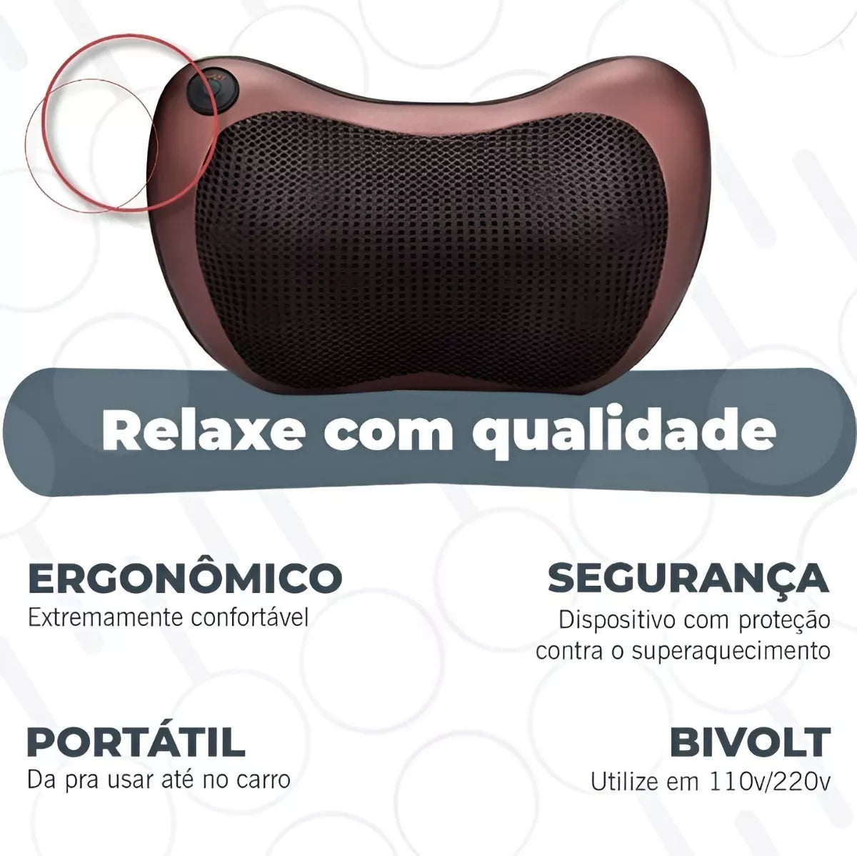 Almofada de massagem
