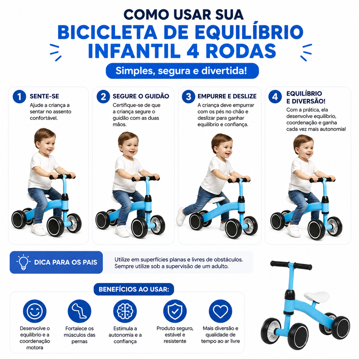 Bicicleta 4 Rodas