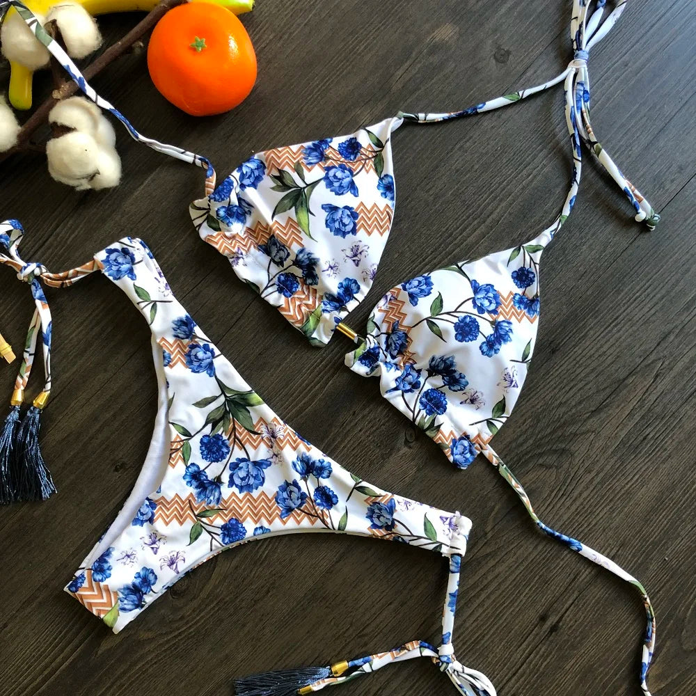 Biquíni estampado