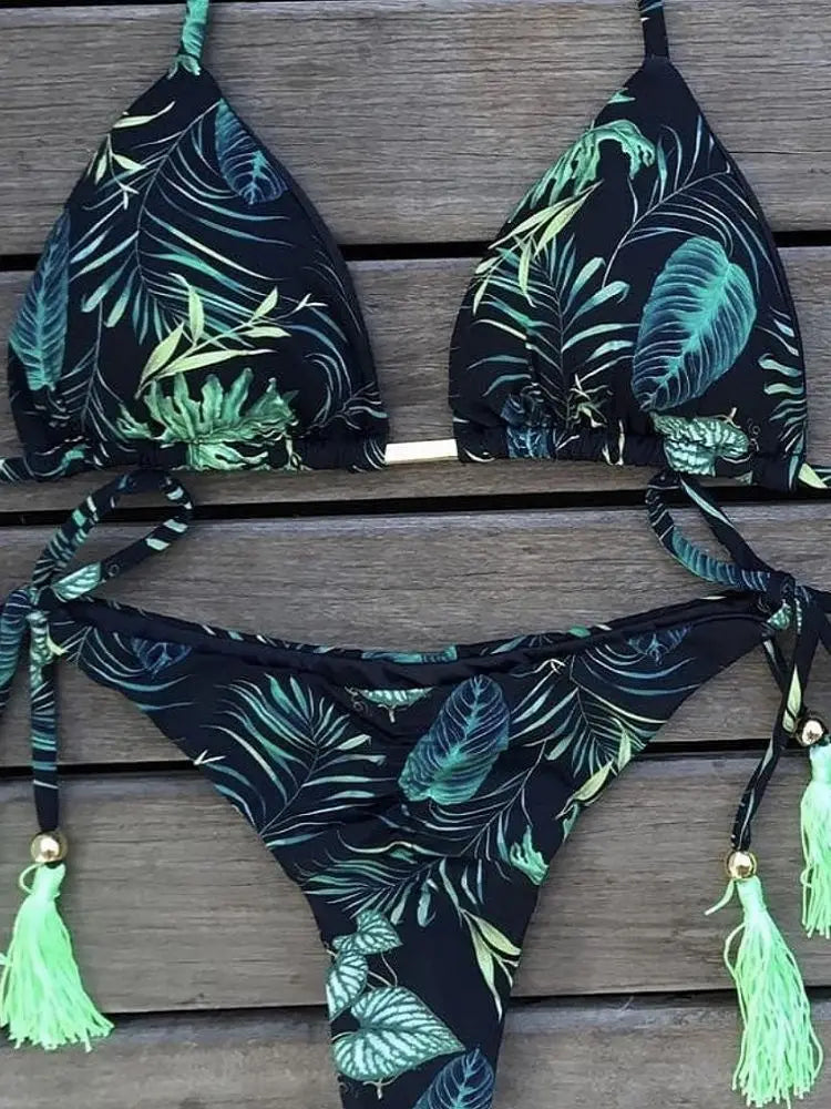 Biquíni estampado