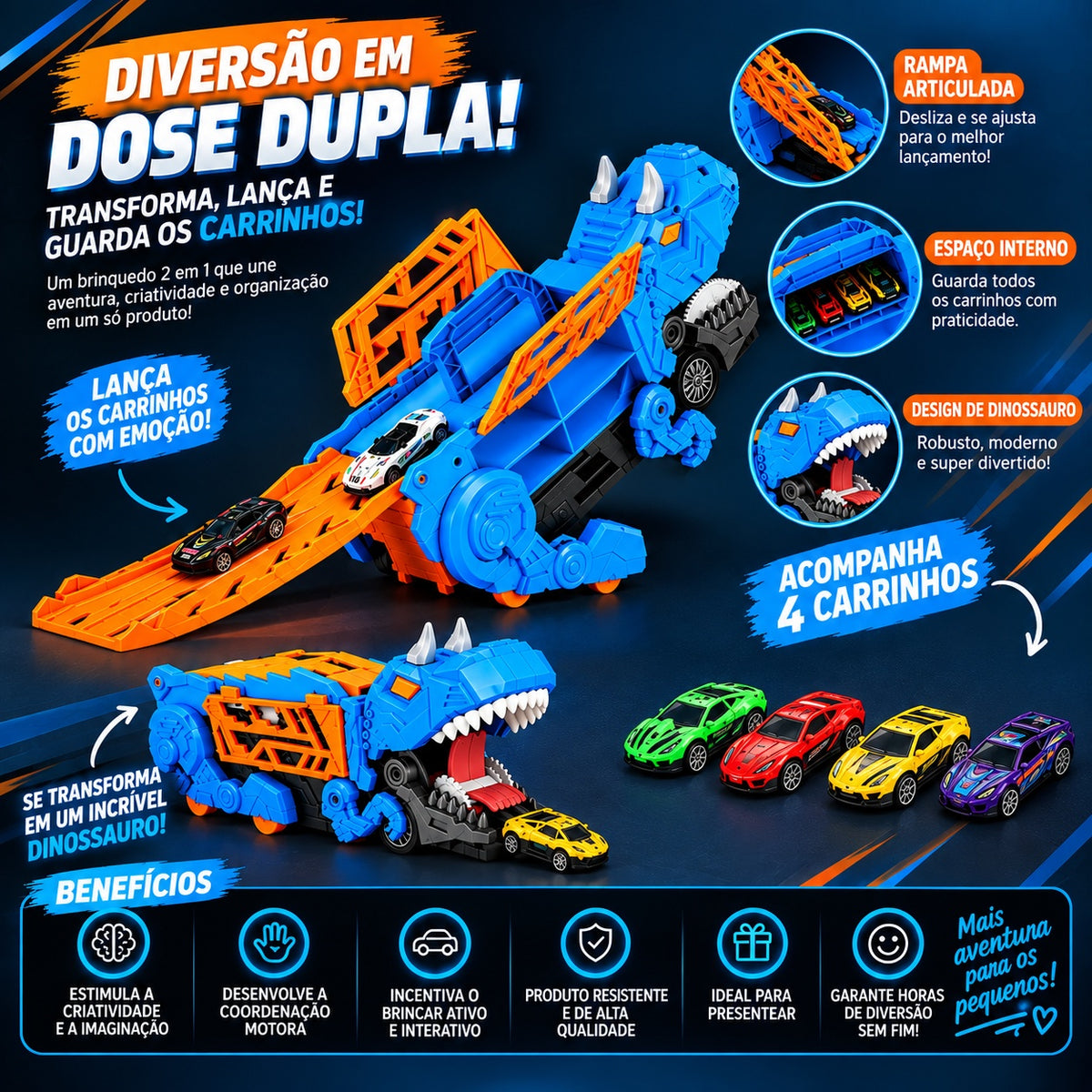 Caminhão Dinossauro