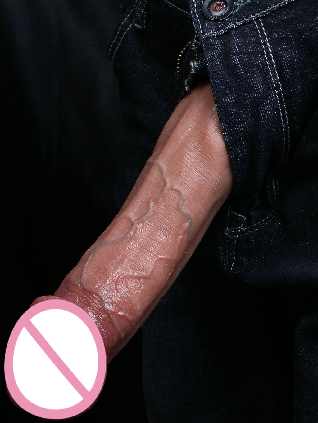 Pênis masculino realista enorme e macio.