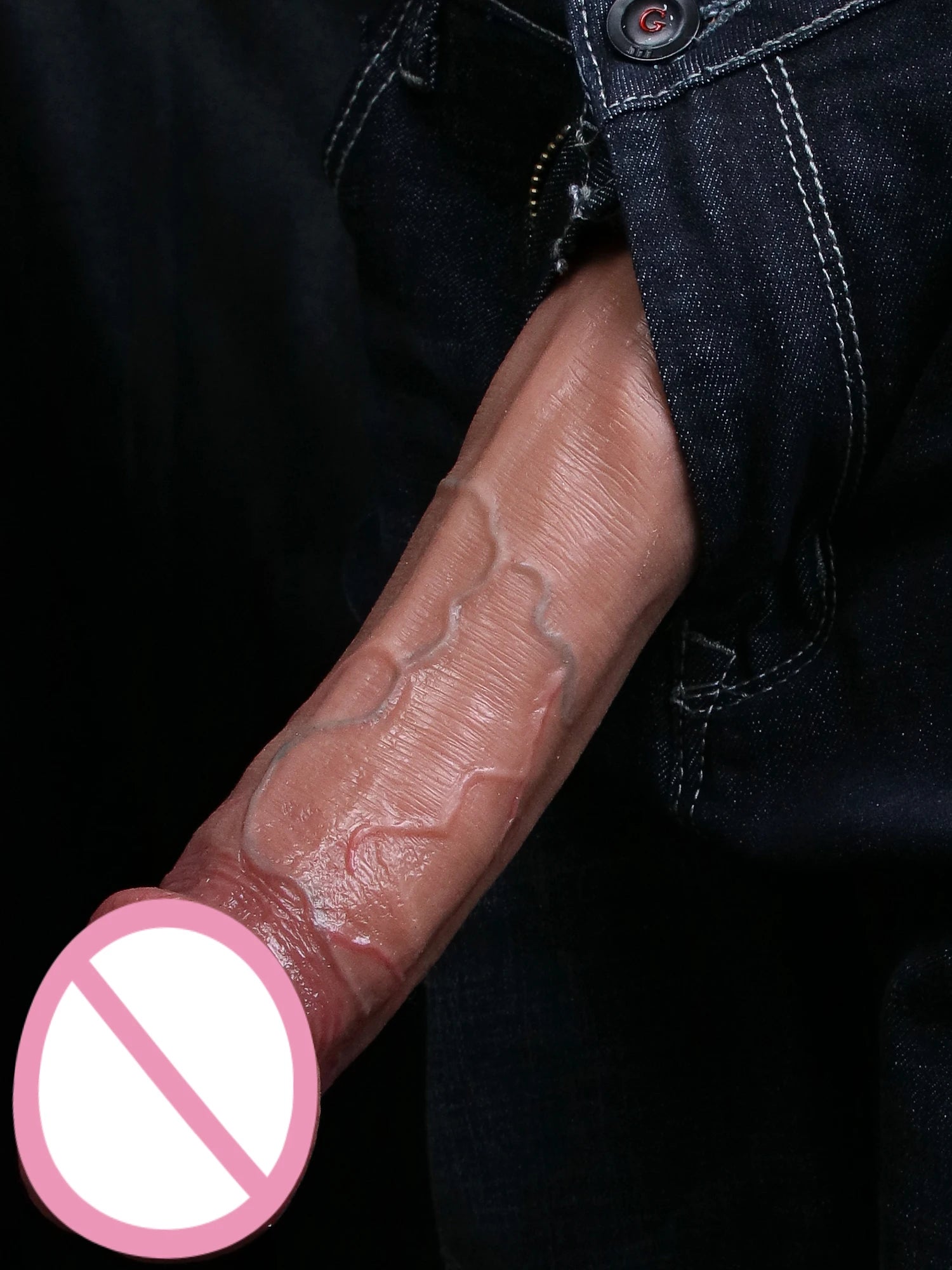 Pênis masculino realista enorme e macio.