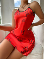 Camisola estampada com coração