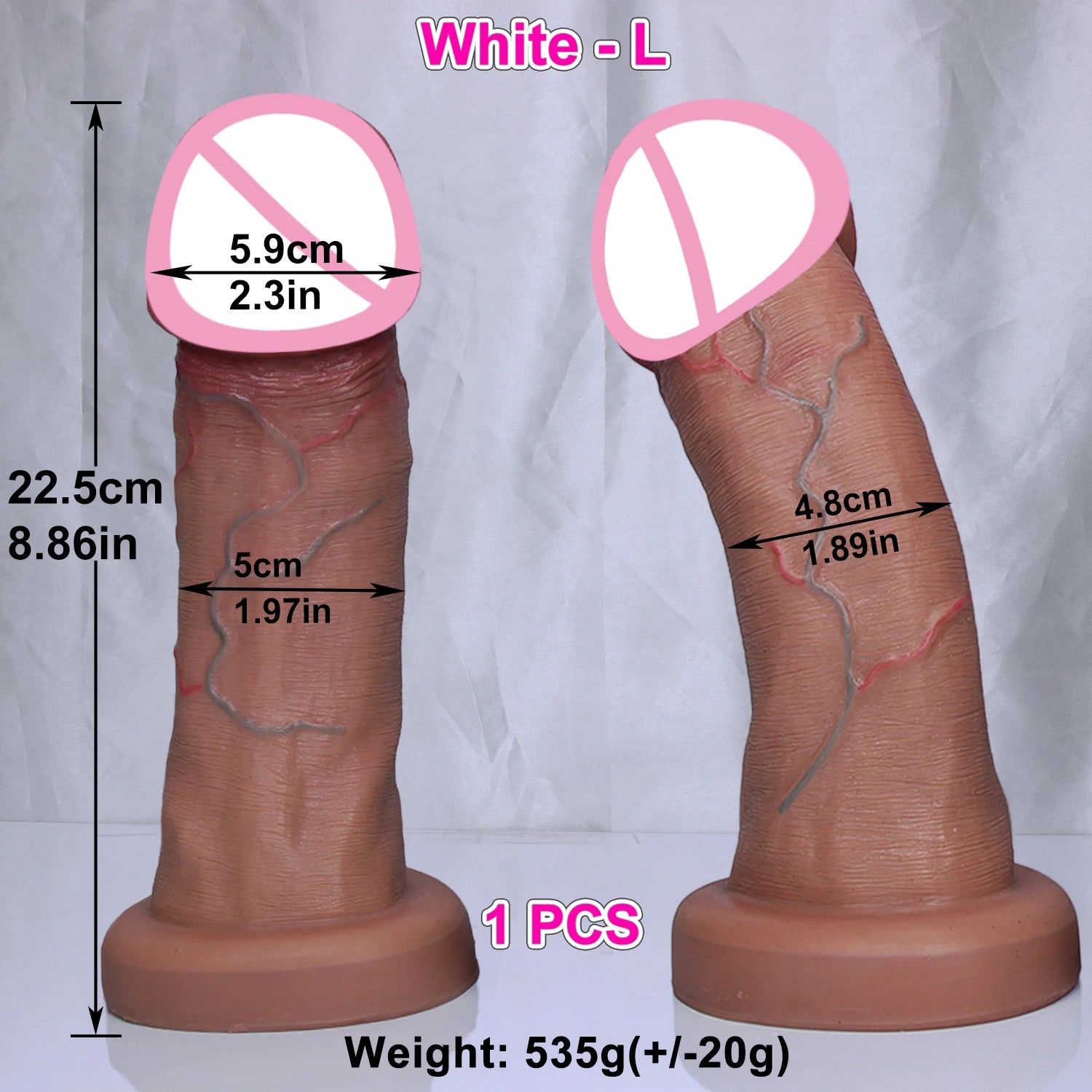 Pênis masculino realista enorme e macio.
