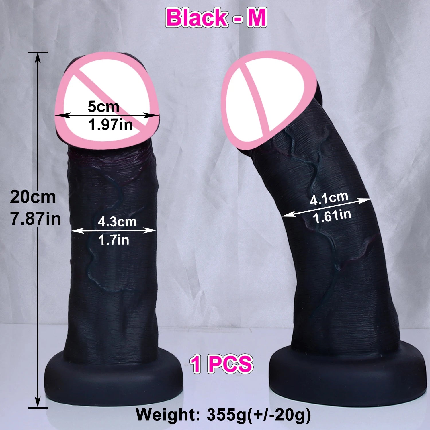 Pênis masculino realista enorme e macio.