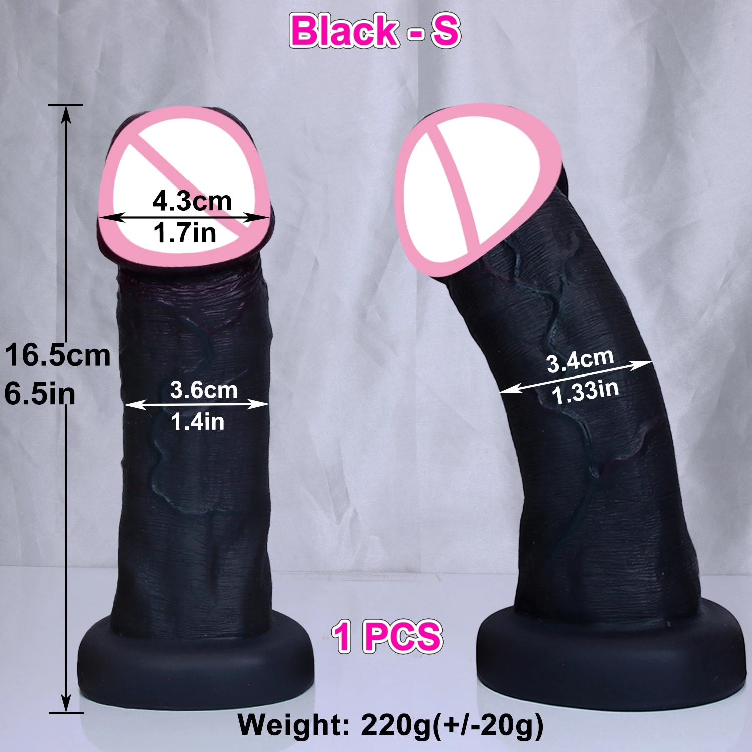 Pênis masculino realista enorme e macio.