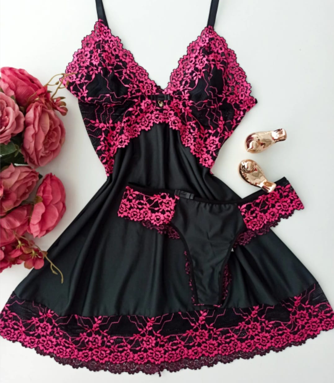 Camisola Glamour Bicolor