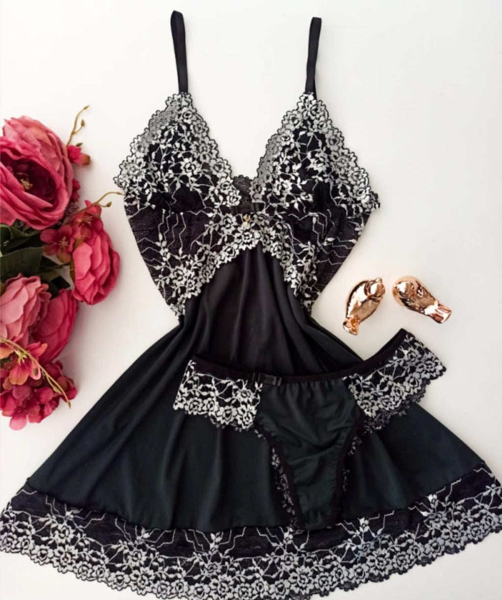 Camisola Glamour Bicolor