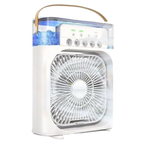Ventilador Portátil de Mesa Mini Ar Condicionado Umidificado