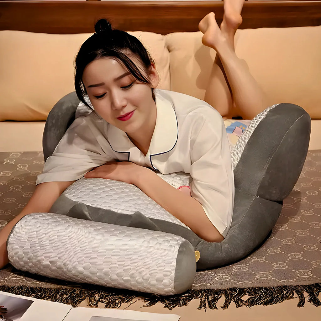 Travesseiro Multifuncional de Descanso e Apoio Rosa