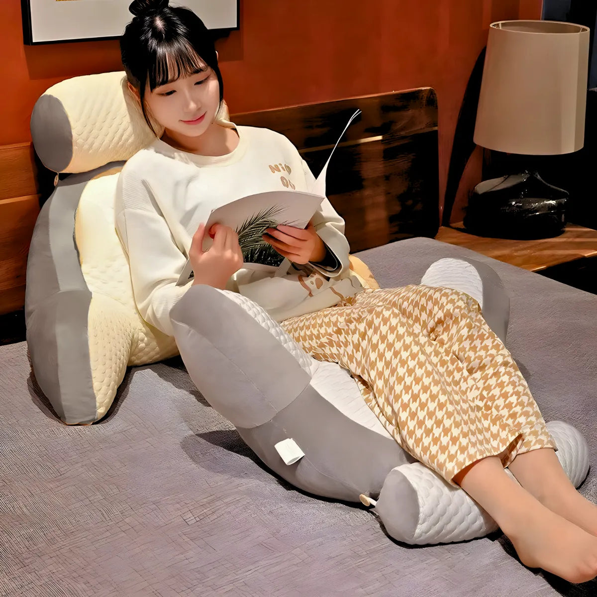 Travesseiro Multifuncional de Descanso e Apoio Verde