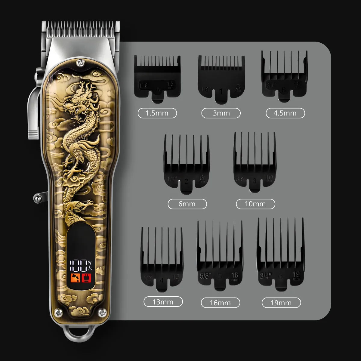 Máquina De Acabamento Cabelo e Barba Profissional