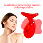 Massageador Facial Eletrico Pescoço Led Lift Fototerapia.