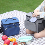 Bolsa Térmica Média Portátil Cinza