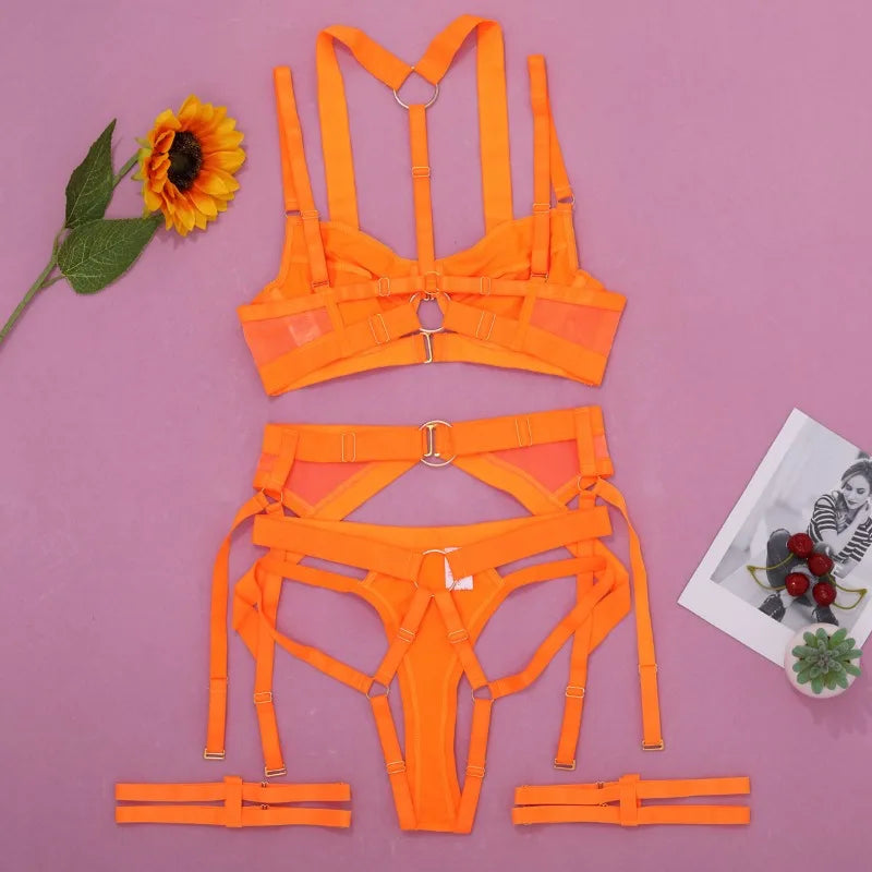 lingerie alças cruzadas