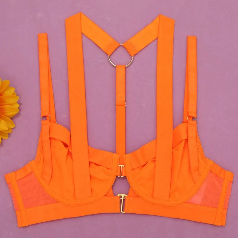 lingerie alças cruzadas