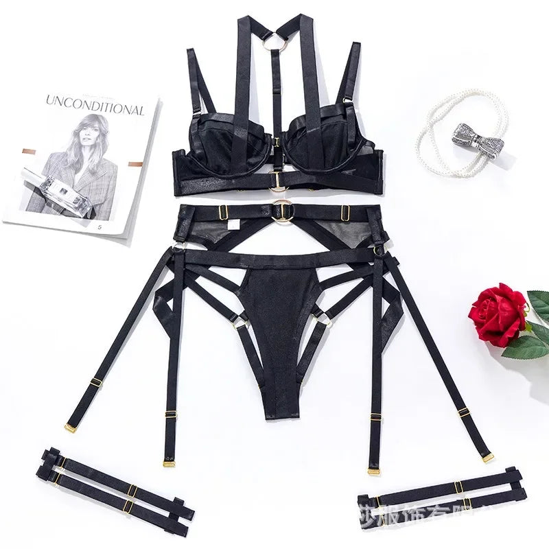 lingerie alças cruzadas