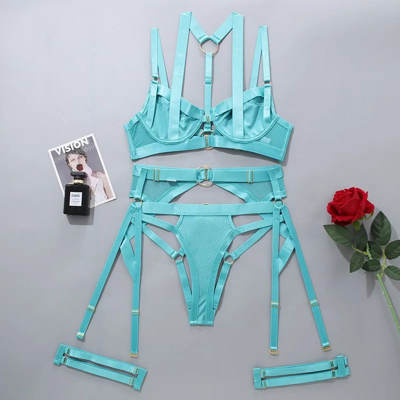 lingerie alças cruzadas