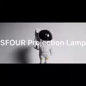 Projetor de galáxia para quarto; luminaria de Luz Astronauta