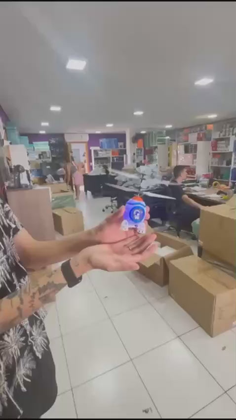 Foguete Espacial; Mini Foguete Infantil Com Sensor Luz