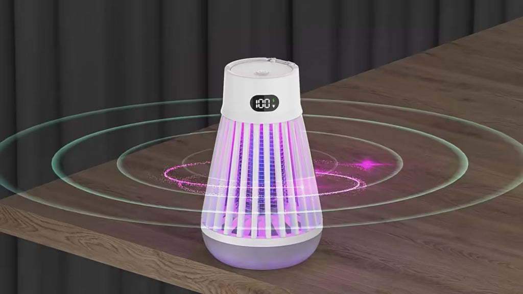 Luminária mata mosquito