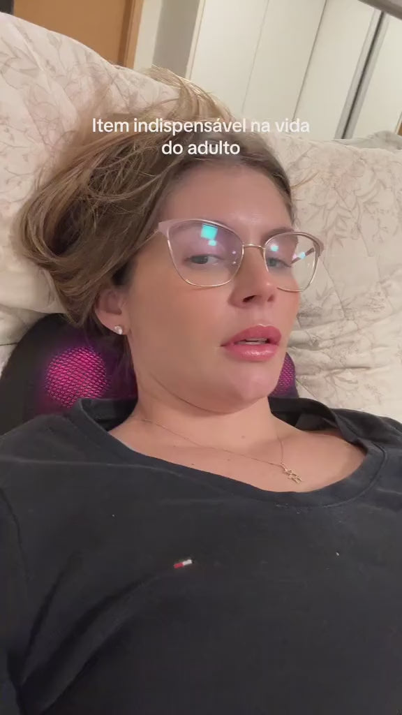 Almofada Massageadora Shiatsu, eletrônica carro e casa.