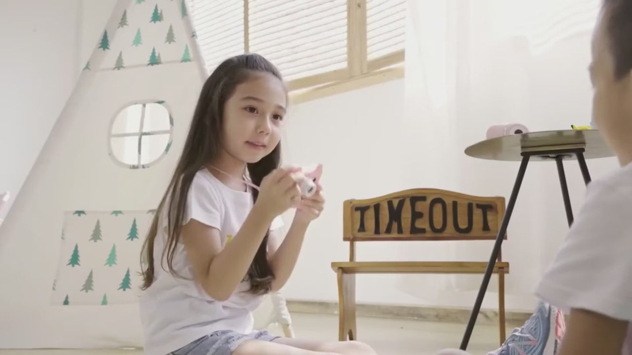 Camera Digital Infantil; Com Capa Anti-Queda